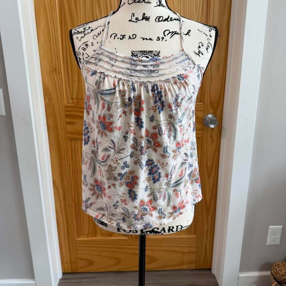 Mossimo Supply Co. Floral Tank Top Size S